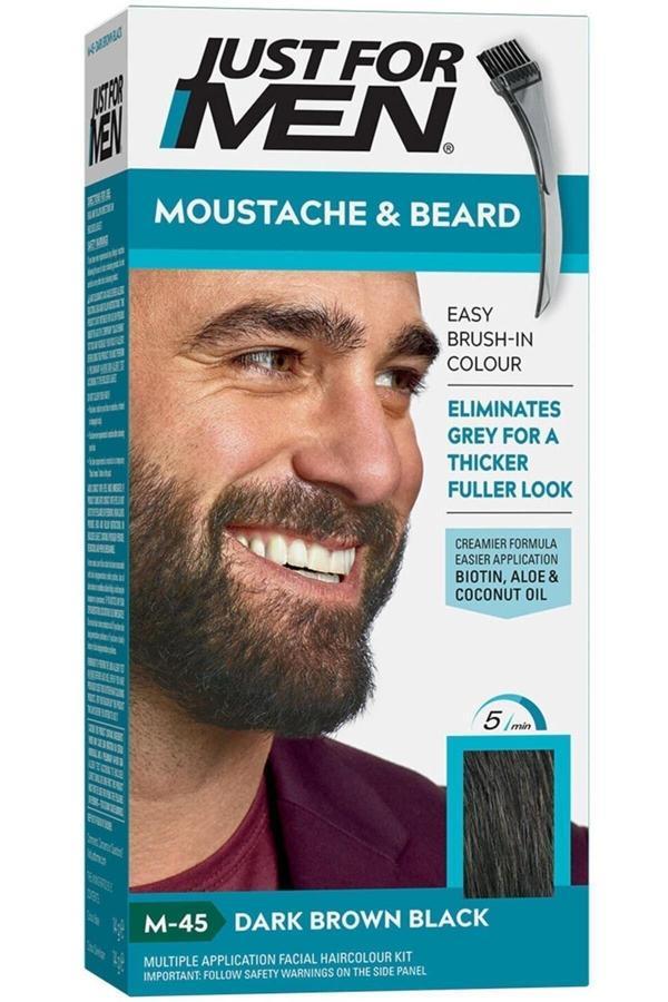 Just For Men Koyu Kahverengi Siyah Sakal Ve Bıyık Boyası M-45 - Image 1