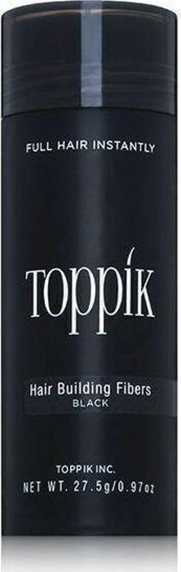 Toppik 27,5 Gr Saç Dolgunlaştırıcı Keratin Fiberi Siyah - Image 1