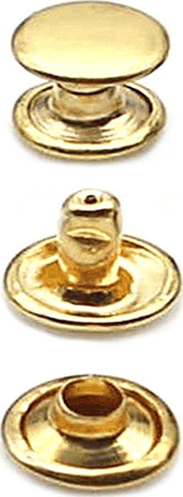 9 MM 33,5 No Altın Renk 30 Adet Perçin Rivet - Image 1