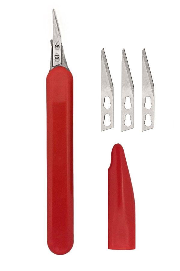Mozart Pro Kesim Bıçağı ve 3 Yedek Bıçak Seti - Image 1