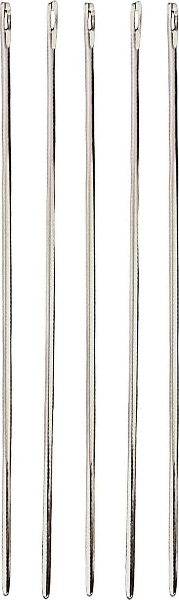 4 No 1,3 Mm 8 Cm 5 Adet Deri Hobi Saraç El Dikiş Iğnesi - Image 1