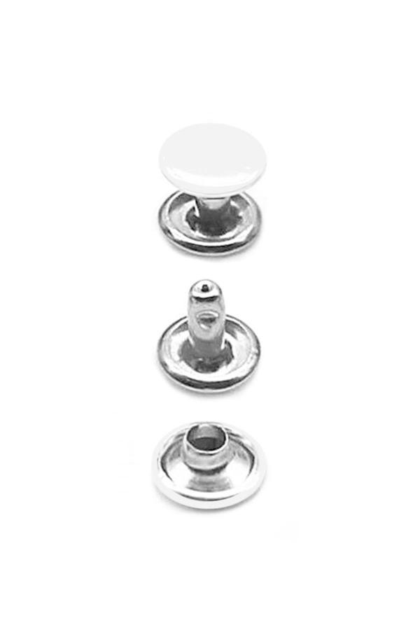 5 MM 00 No Beyaz Renkli Perçin Rivet 30 Adet - Image 1