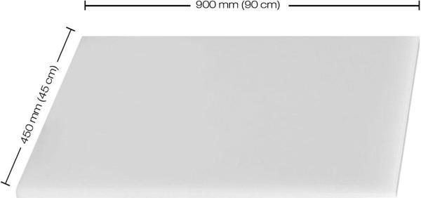 Beyaz 45x90 cm 50 mm Polietilen Kesim Takozu - Image 1