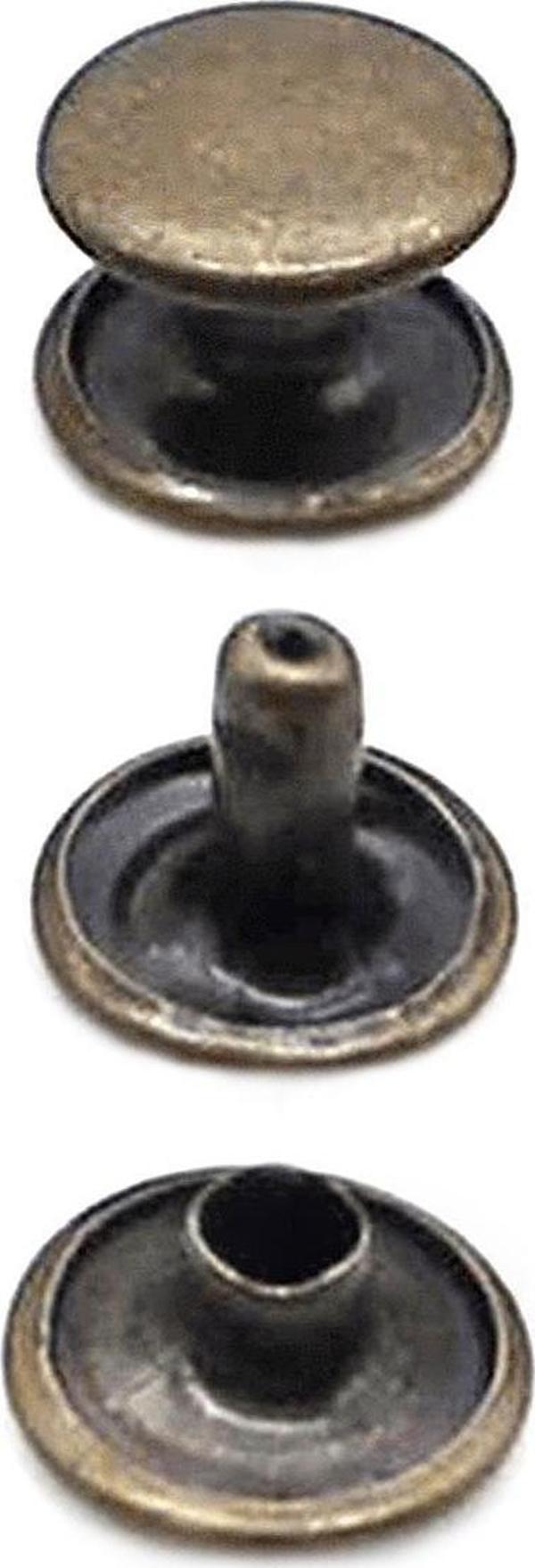 9 MM 33,5 No Antik Renk 30 Adet Perçin Rivet - Image 1