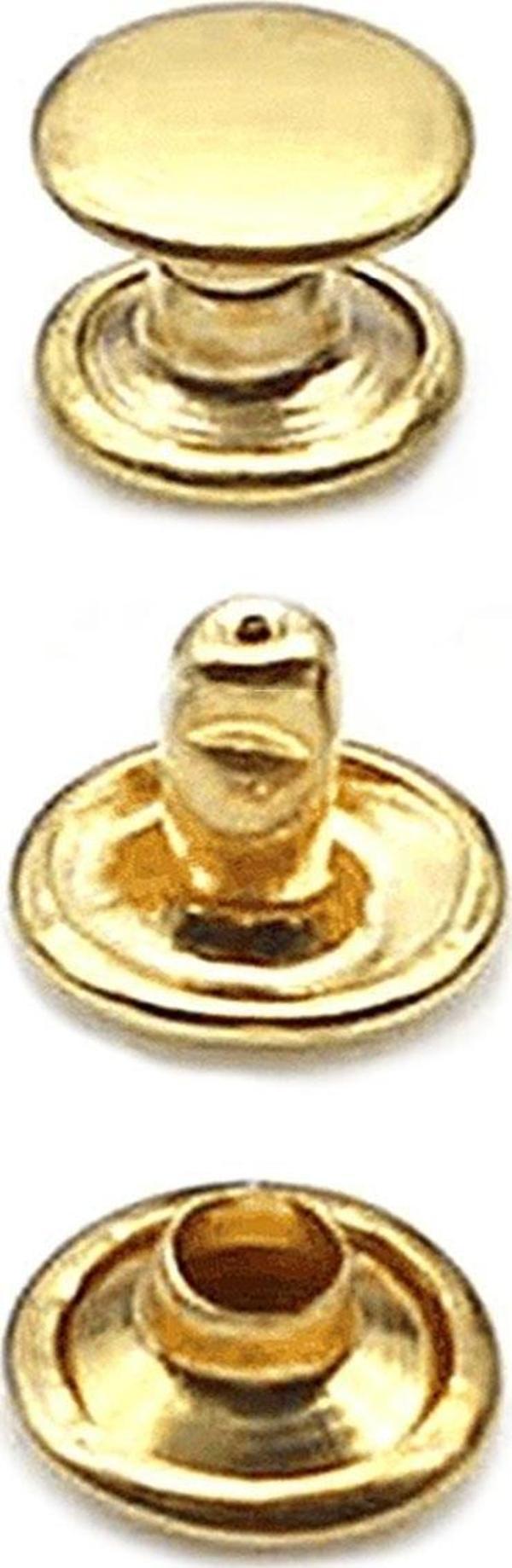 7 MM 33 No Altın Renk 30 Adet Perçin Rivet - Image 1