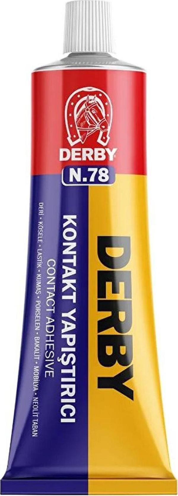 Derby N.78 Kontakt Tüp 125g Büyük Boy Deri Yapıştırıcı - Image 1