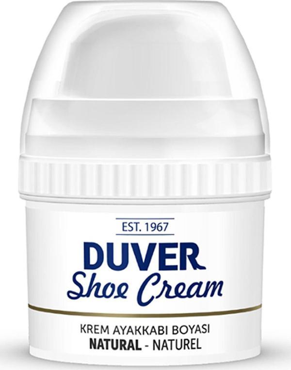 Duver Kendiliğinden Parlaklık Sağlayan Natural Renk Krem 60 Ml Ayakkabı Boyası - Image 1