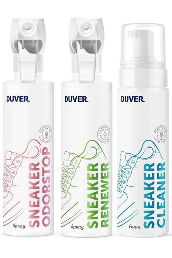 Duver 3'lü 200 ml Ayakkabı Temizlik, Bakım ve Koruma Seti - Image 1