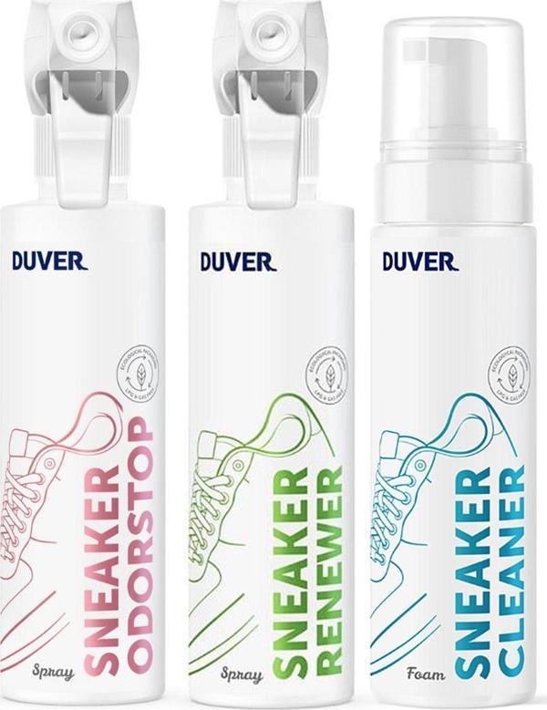 Duver 3'lü 200 ml Ayakkabı Temizlik, Bakım ve Koruma Seti - Image 1