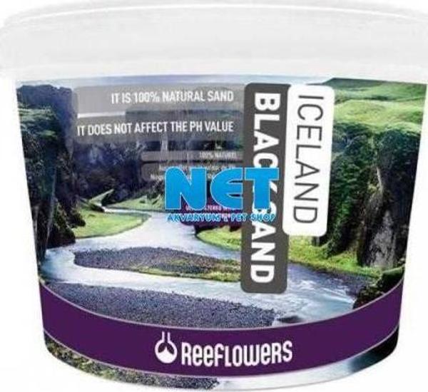Reeflowers Iceland Black Sand 7 Kg Siyah Kum 3-5mm Yıkanmış ve Bakteriden Dezenfekte Edilmiştir. Boyasızdır - Image 1