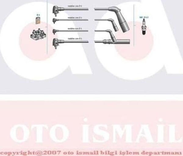 BUJİ KABLO TK COROLLA 1.3 KRBRTR AE100 92-97 - Image 1