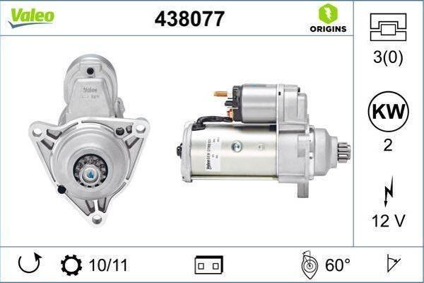 x MARŞ MOTORU 12V 10 DİŞ VW TRANSPORTER 1.9-2.4-2.5 98-03 - Image 1