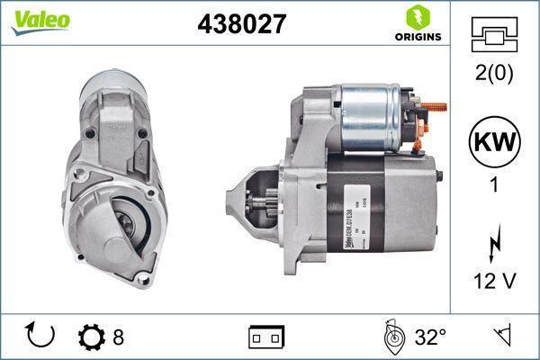 MARS MOTORU 12V 1.0kW 8 DIS MERCEDES W168 W169 W245 W414 - Image 1