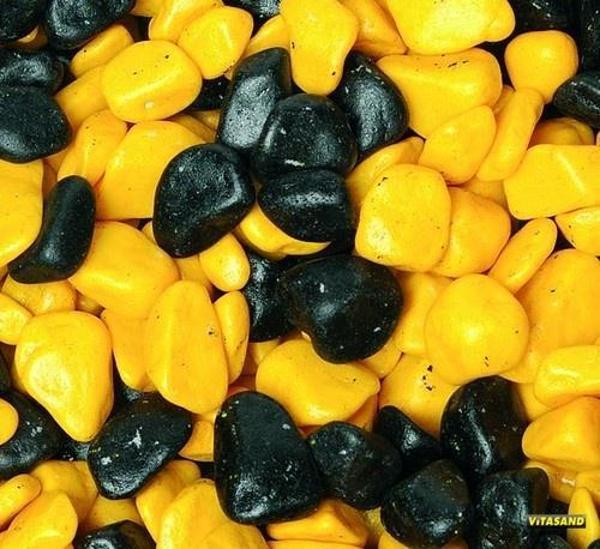 Vitasand REF-185 Sarı Siyah Fanus Çakılı 350 gr  - Image 1