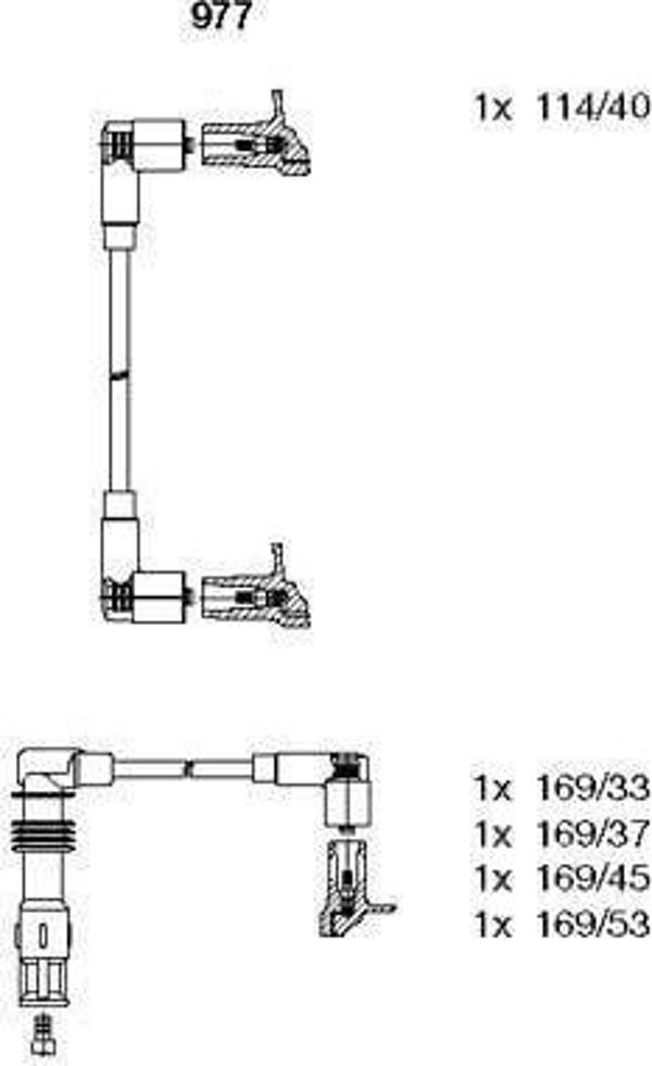 BUJİ KABLOSU TAKIM POLO4 1.4 16V-AFH - Image 1