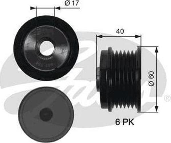 ALTERNATÖR KASNAĞI 39.2mm CMAX-FIESTA VI-FOCUS III-KUGA II-TRANSİT-CONNECT-COURIER 1.5-1.6-2.0TDCİ - Image 1