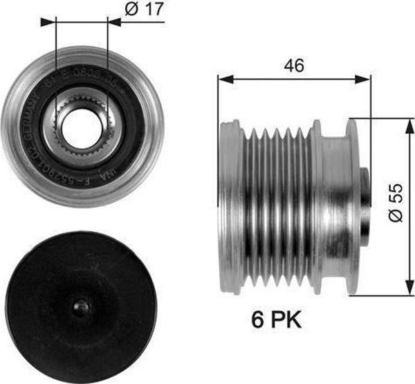 ALTERNATOR KASNAGI MERCEDES W204 W205 C218 W212 W222 X204 W166 C292 W639 W447 B906 - Image 1