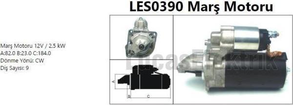 MARS MOTORU 12V 2.5 KW 9 DIS FIAT DUCATO 2.3 3.0 HDI PEUGEOT BOXER 3.0 HDI - Image 1