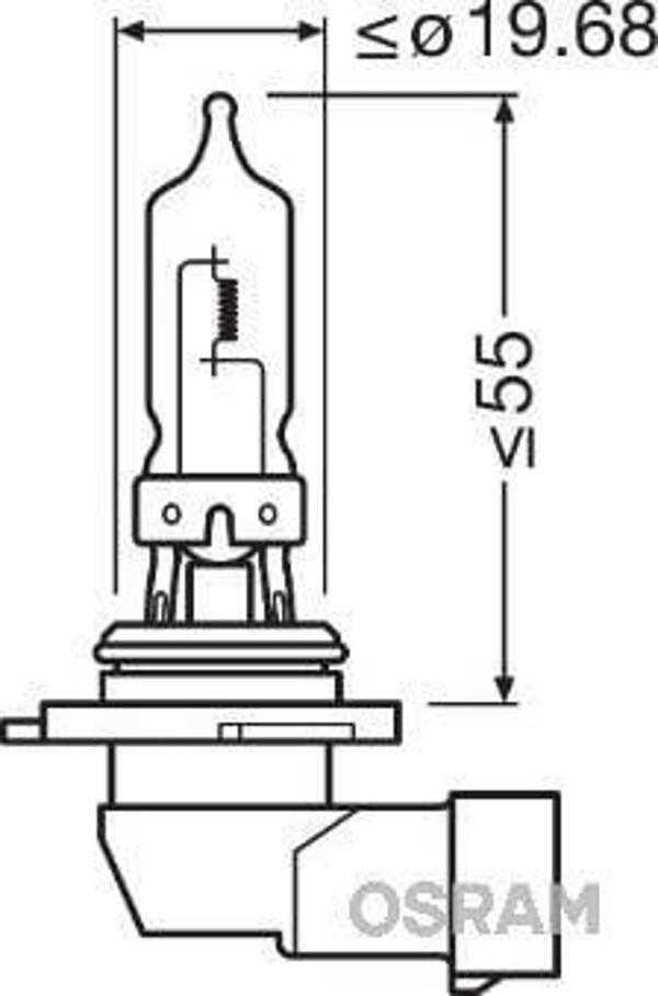 AMPUL 12V HB3 9005 60W P20d - Image 1