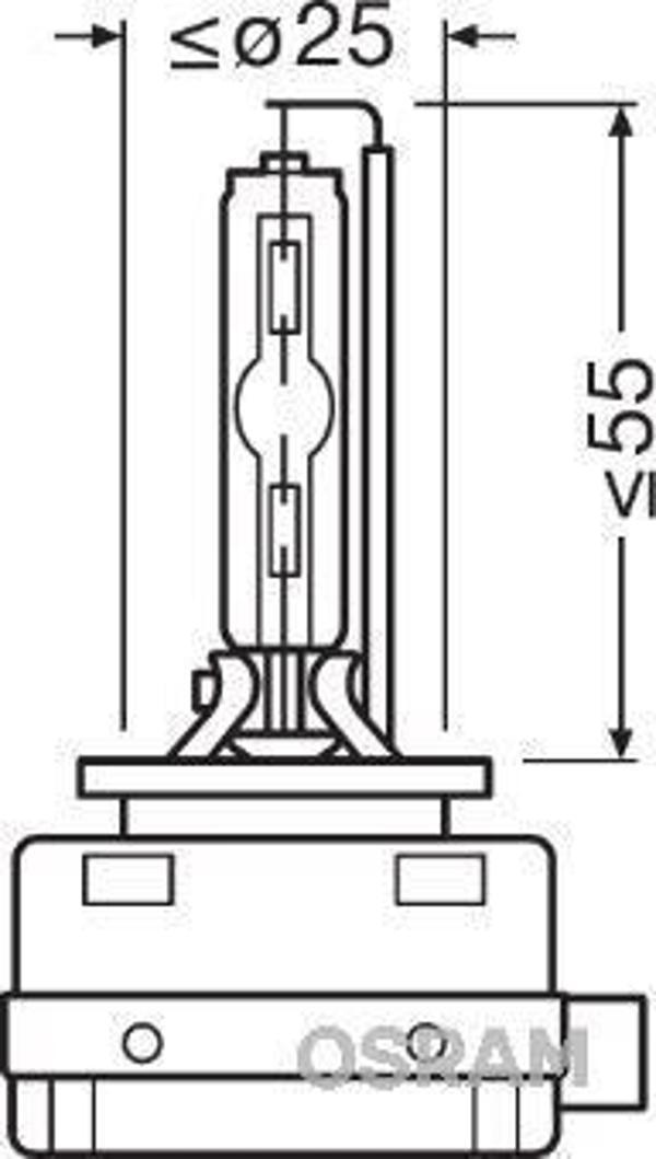 AMPUL GAZ DESARJLI 35W D1S XENARC 4 YIL GARANTİLİ ÜRÜN - Image 1