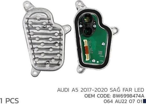 AUDI A5 2017-2020 SAĞ FAR LED MODÜL 8W6998474A - Image 1