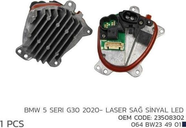 BMW 5 G30 2020- LASER SAĞ SİNYL LED MODÜL 23508302 - Image 1