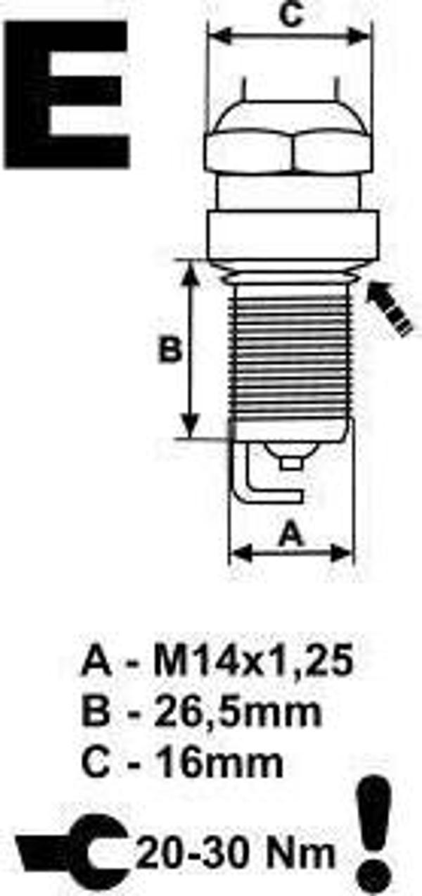 BUJİ FR8ME P 307/406 1.6-2.0 04/99 NISSAN ALMERA 1.5/1.8-CIT.C4-C5 2.0 - Image 1