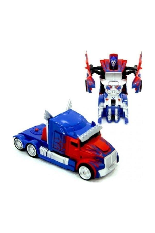 Can Tek Tuşla Robota Dönüşen Optimus Prime Tır Robot - Image 1