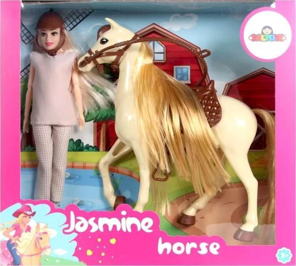 Galtoys Jasmine Atlı Bebek Bej-Kahve - Image 1