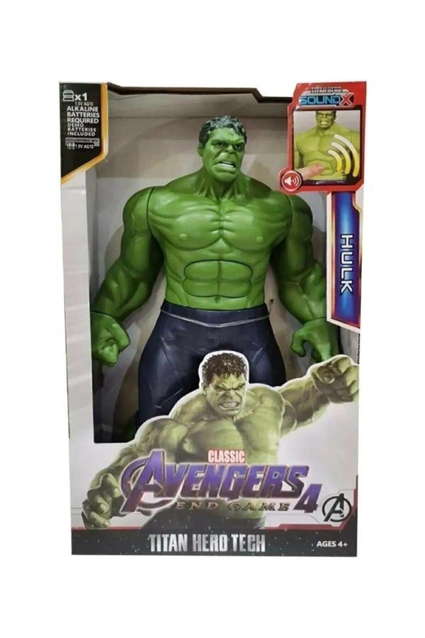 Avengers Büyük Boy 30 Cm Işıklı Sesli Marvel Titan Hero Hulk Figür - Image 1
