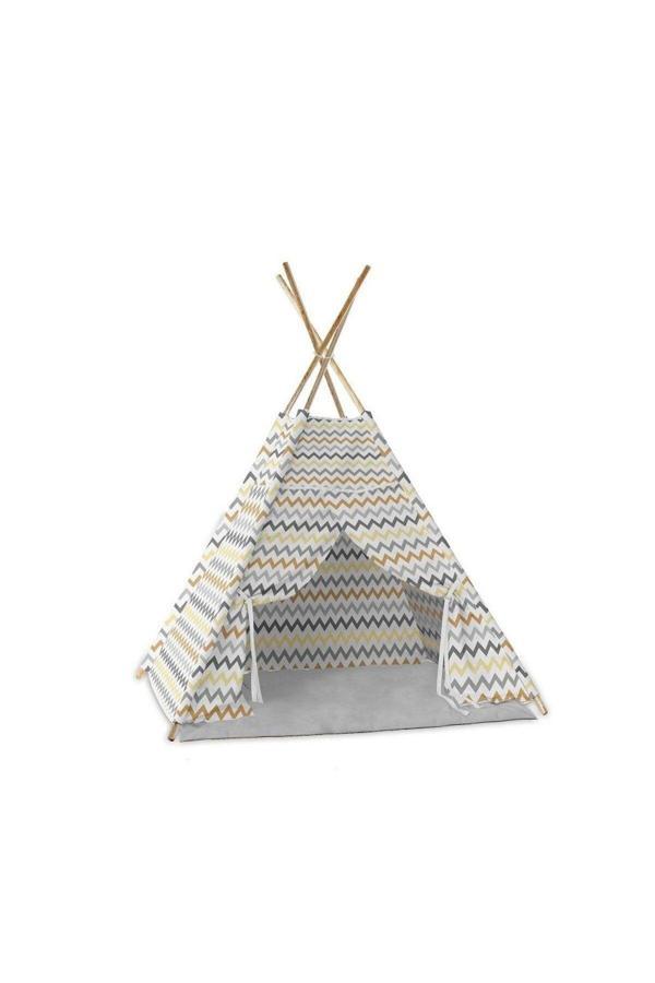 Sky Toptan Mol-077 Ahşap Zigzag Oyun Çadırı - Asya Oyuncak - Image 1