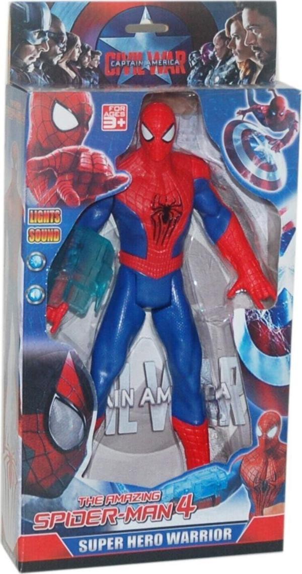Avengers Spiderman Işıklı & Sesli Aksiyon Figür Oyuncak - Image 1