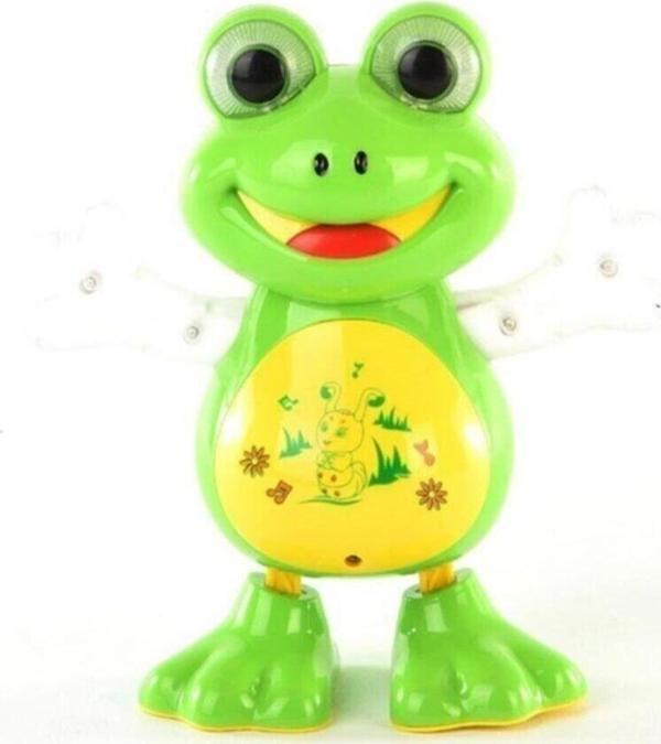 Mikasso Pilli Işıklı Dans Eden Kurbağa - 3+ Yaş - Image 1