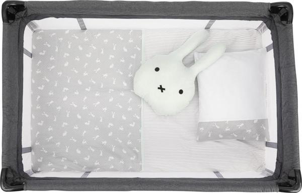Sema Baby 6 Parça Lüks Park Yatak Bebek Uyku Seti - Happy Rabbit - Image 1