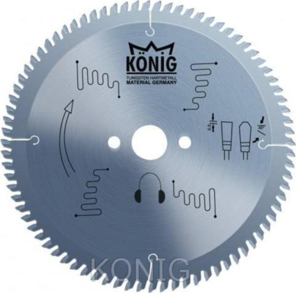 König 300X3,2X30 96 Diş Elmas Daire Testere Sessiz Suntalam Testere - Image 1