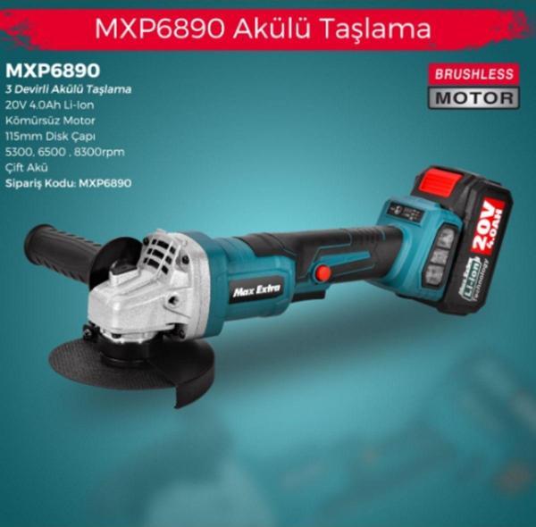 Max Extra Mxp6890 Akülü Taşlama - Image 1