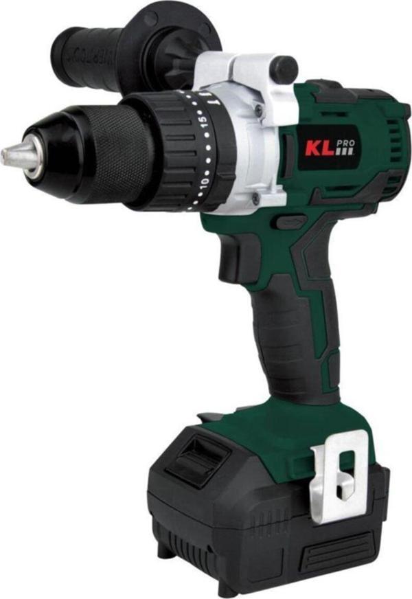 Klpro Kl Pro Kldm18B-50 18Volt/5.0Ah Li-İon Çift Akülü Kömürsüz Profesyonel Darbeli Matkap - Image 1