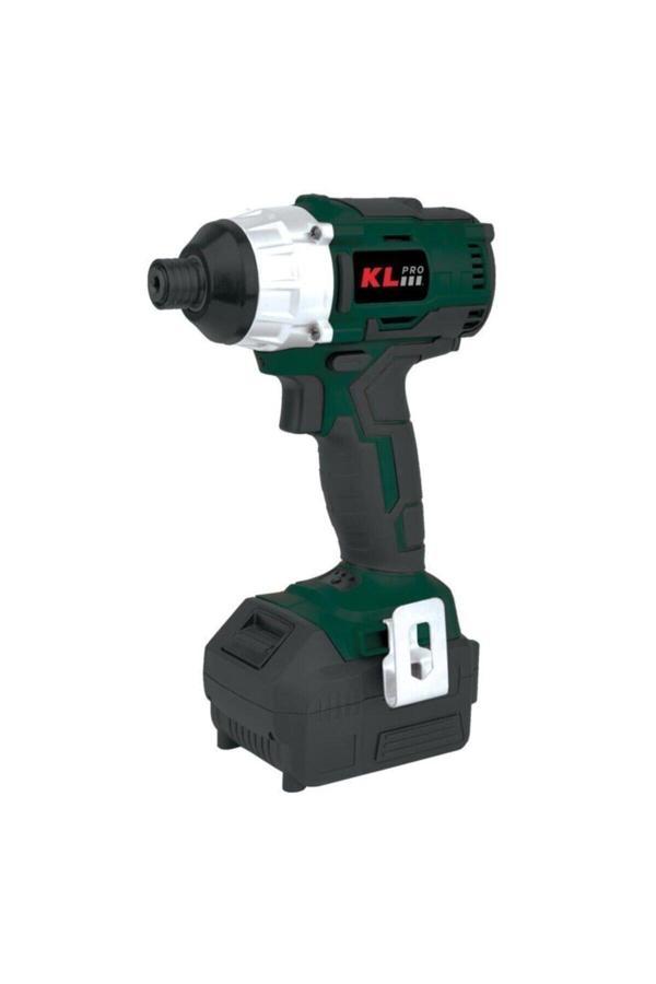 Klpro Kldv18B-50 18Volt/5.0Ah Li-İon Çift Akülü Kömürsüz Profesyonel Darbeli Tornavida - Image 1