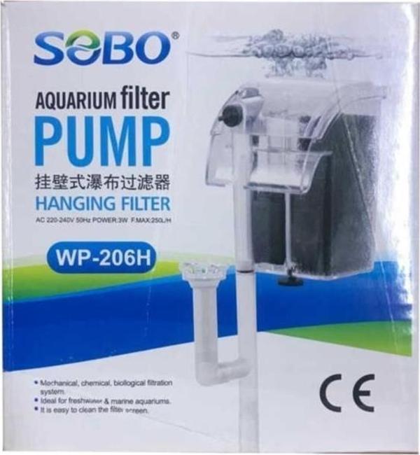 Sobo Mini Askı Filtre 250 Lt/h 3 W  - Image 1