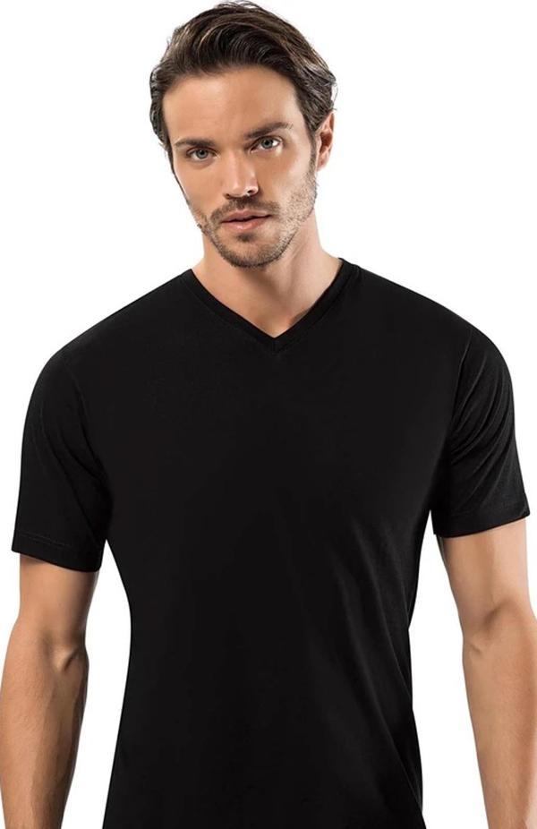 Kota 2009 Erkek Termal V Yaka Şardonlu Kısa Kol Üst - Image 1