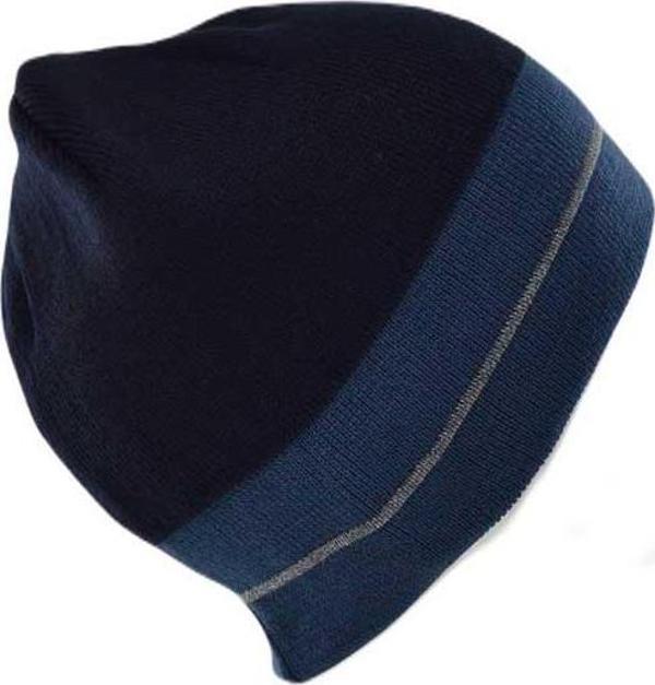 Suyutti Erkek İki Renkli Şeritli Klasik Bere (K22000) - Image 1