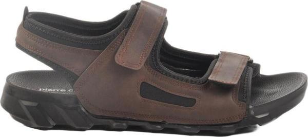 Kahve Cırtlı Erkek Spor Sandalet PC-7242 M - Image 1