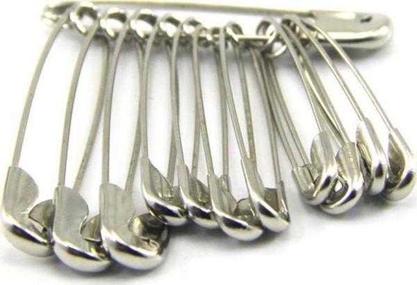 3 Farklı Boy Çengelli Çatal Iğne 2,5-3-3,5 Cm 12 Adet - Image 1