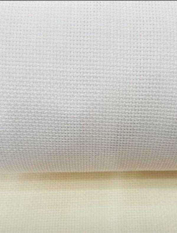 50×80 Beyaz Etuval Lınen Ince Etamın Kumaşı Pano, Punch Ve Etamın Kolye Icın Uygun - Image 1