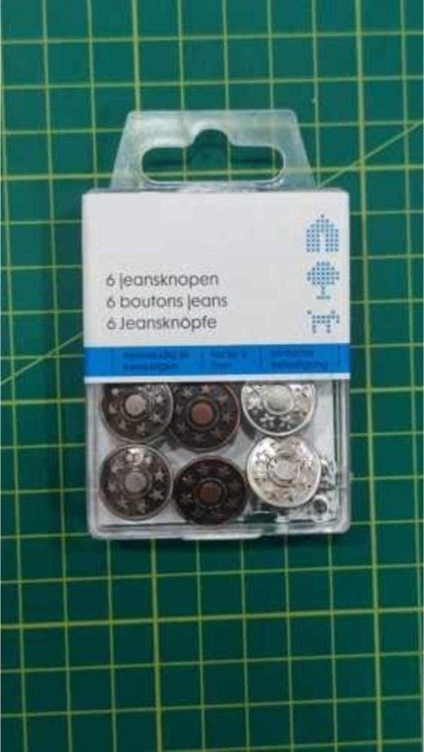 Yedek Kot Düğmesi 3 Renk 6 Adet - Image 1