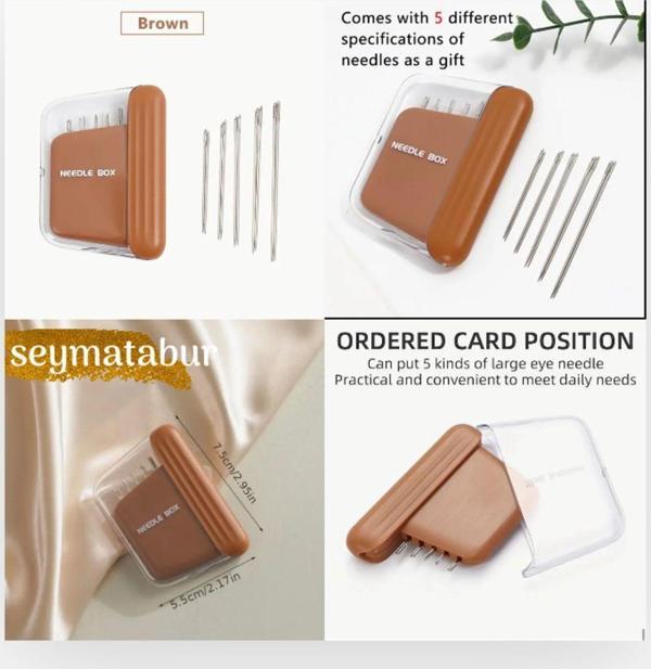 Mıknatıslı kutulu dikiş iğne Seti - Image 1