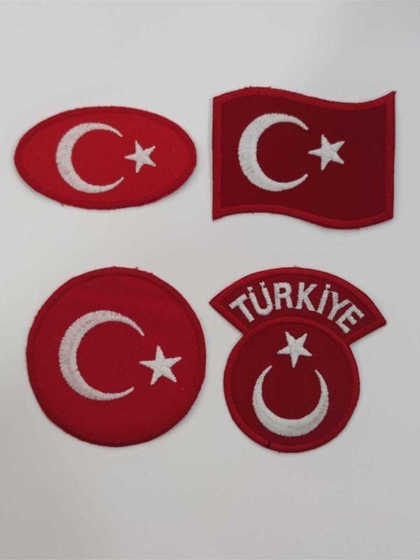 Ayyıldız Aplike Set 4'lü Ütü Ile Yapışma - Image 1