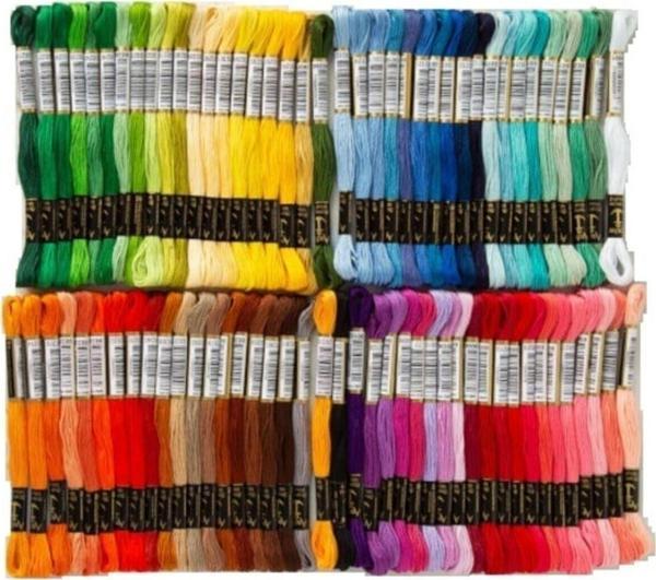 Muline 80 Farklı Renk No:8 Nakış Ipliği Seti - Image 1