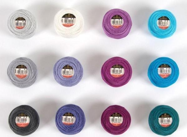 Dmc Cotton Perle 8 Numara Inci Tonlar 12 Li Set - Image 1