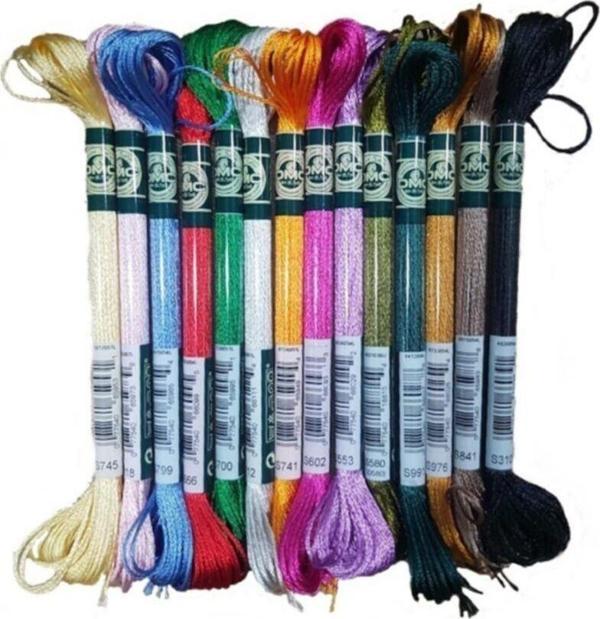 Satin Set (sunni Ipek) Balım Örgü Evi Özel 14 Renk Set Tona Ton - Image 1